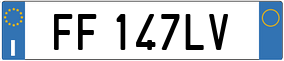 Truck License Plate